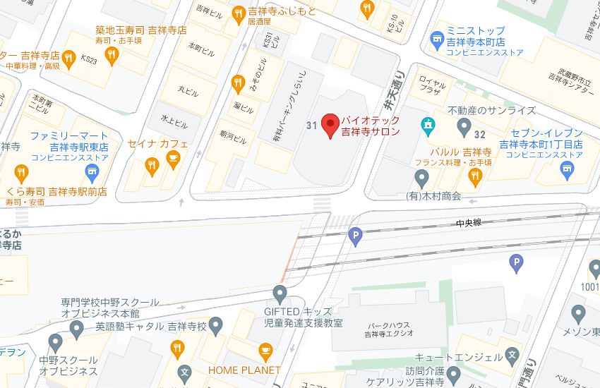 バイオテック吉祥寺サロンの周辺地図