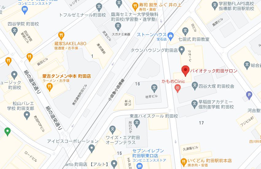 バイオテック町田サロンの周辺地図