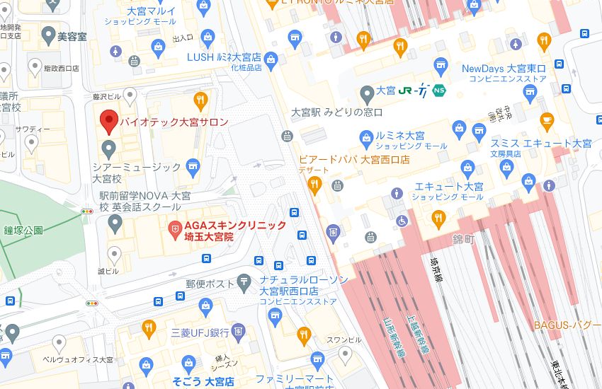バイオテック大宮サロンの周辺地図